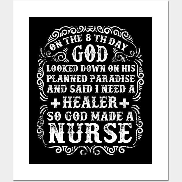 Nurse Appreciation Gift Wall Art by BadDesignCo